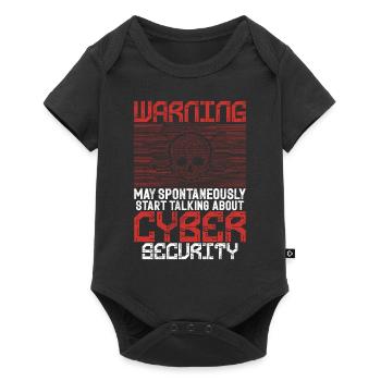 Piratage informatique en cybersécurité - Body à manches courtes Premium Bébé - noir - Devant
