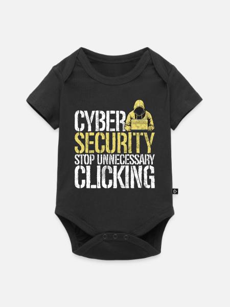 Cyber-sicherheits-hacker-hacking - Baby Premium Kurzarmbody - Schwarz