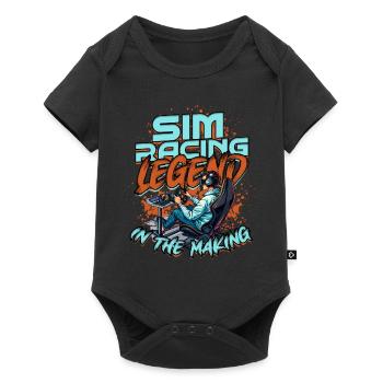 Sim Racing Legend In The Making - Baby Premium short-sleeve bodysuit - black - Front