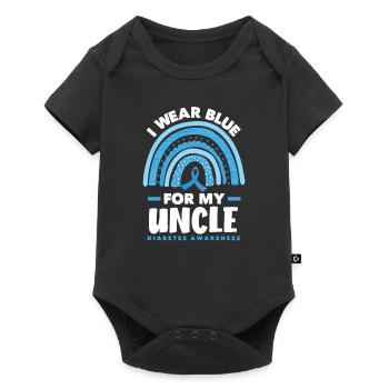 T1D Diabetes Type 1 Diabetic Gift - Baby Premium short-sleeve bodysuit - black - Front