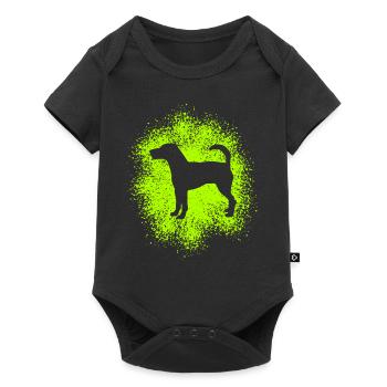 Parson Russell Terrier – Für wahre Hunde-Liebhaber - Baby Premium Kurzarmbody - Schwarz - Vorne