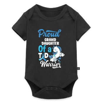 T1D Diabetes Type 1 Diabetic Gift - Baby Premium short-sleeve bodysuit - black - Front