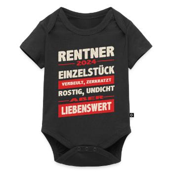 Pensioner 2024 Unique Piece Adorable Red - Baby Premium short-sleeve bodysuit - black - Front