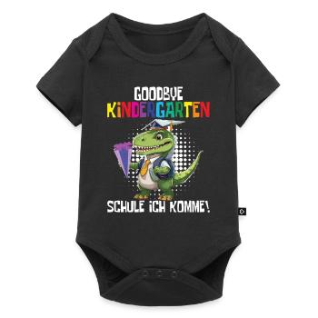 School child 2024 School enrolment 2024 Back to school - Baby Premium short-sleeve bodysuit - black - Front