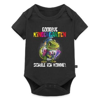 Écolier 2024 Scolarisation 2024 Rentrée scolaire - Body à manches courtes Premium Bébé - noir - Devant