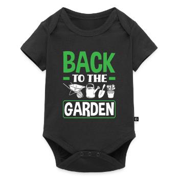 Jardinier, Jardinier, Jardinier, Jardinier Amateur, Plantes - Body à manches courtes Premium Bébé - noir - Devant