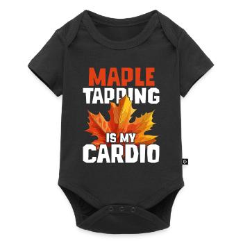 Maple Syrup Maple Tapping Is My Cardio - Baby Premium short-sleeve bodysuit - black - Front