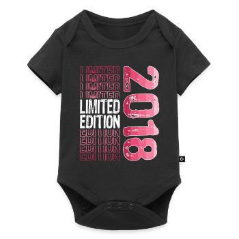 Limited Edition Since 2018 Birthday Vintage 2018 - Baby Premium short-sleeve bodysuit - black - Front