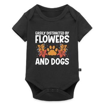 Floral Designer Floristry Florist Florist - Baby Premium short-sleeve bodysuit - black - Front