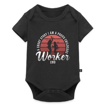 Childcare Worker A Short Story I Am Daycare Worker - Baby Premium short-sleeve bodysuit - black - Front