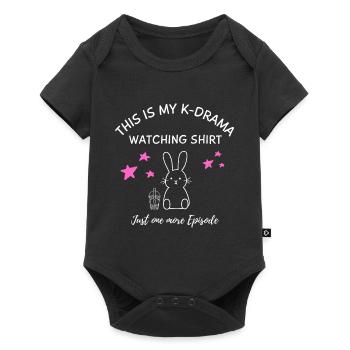 K-Drama Lover Drôle KDrama Maman - Body à manches courtes Premium Bébé - noir - Devant