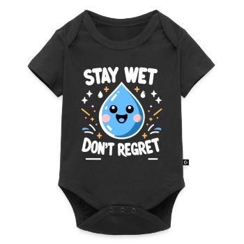 Hydration Drink Water Stay Hydrated Hydration - Baby Premium short-sleeve bodysuit - black - Front