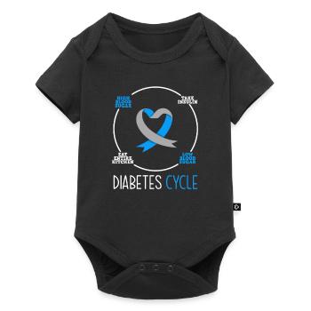 Cadeau pour diabétiques de type 1 pour diabétiques de type 1 - Body à manches courtes Premium Bébé - noir - Devant