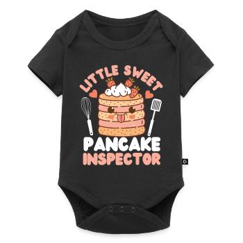 Pancake Lover Kids Little Sweet - Baby Premium short-sleeve bodysuit - black - Front