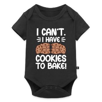 Cuisson Jeu de mots Cuire Cuisinier Chef Boulanger - Body à manches courtes Premium Bébé - noir - Devant
