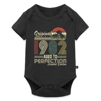 Vintage Legend 1982 - Baby Premium short-sleeve bodysuit - black - Front
