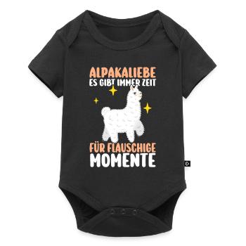 Alpaga - Body à manches courtes Premium Bébé - noir - Devant