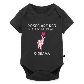 K-Drama Lover Drôle KDrama Maman - Body à manches courtes Premium Bébé - noir - Devant