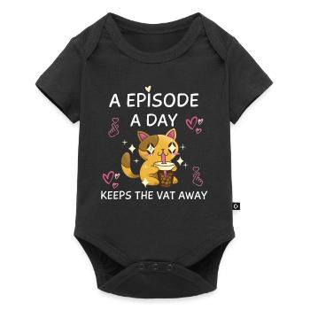 K-Drama Lover Drôle KDrama Maman - Body à manches courtes Premium Bébé - noir - Devant