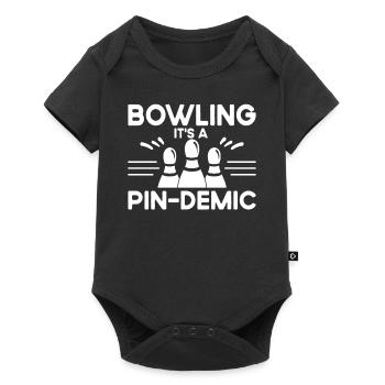 Bowling : C’est une aiguille de bowling pour femmes - Body à manches courtes Premium Bébé - noir - Devant