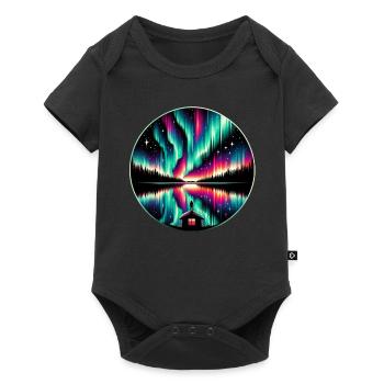 Aurora Aurora Tracker Alaska Wilderness - Baby Premium short-sleeve bodysuit - black - Front