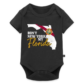 Floride Souvenir États-Unis Amérique - Body à manches courtes Premium Bébé - noir - Devant