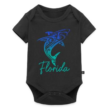 Floride Souvenir États-Unis Amérique - Body à manches courtes Premium Bébé - noir - Devant
