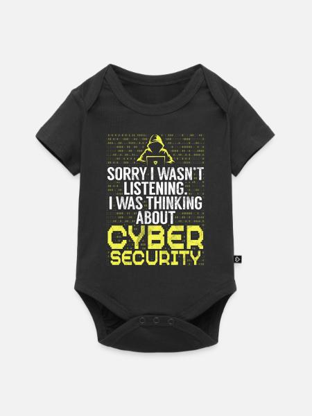 Cyber-sicherheits-hacker-hacking - Baby Premium Kurzarmbody - Schwarz