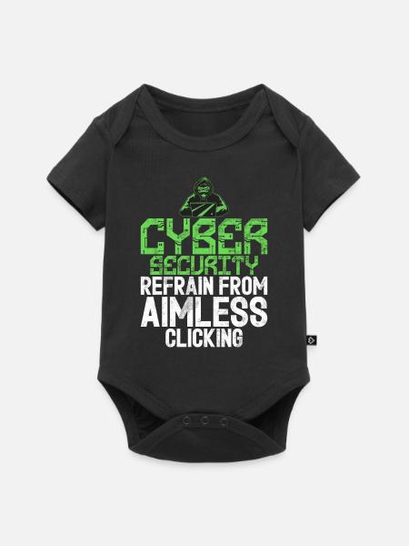 Cyber-sicherheits-hacker-hacking - Baby Premium Kurzarmbody - Schwarz