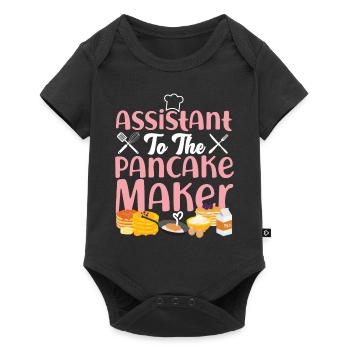 Pancake Lover Kids Assistant À - Body à manches courtes Premium Bébé - noir - Devant