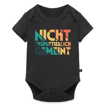 Nicht Despektierlich Gemeint - Baby Premium Kurzarmbody - Schwarz - Vorne