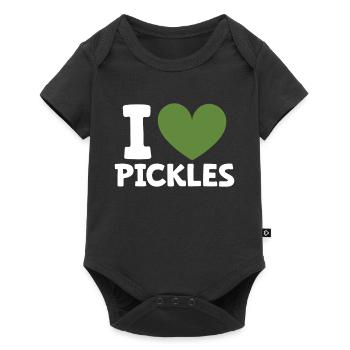 Cucumber Cucumber Food Lover Cucumber Lover - Baby Premium short-sleeve bodysuit - black - Front