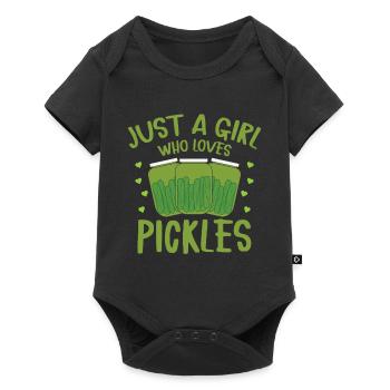 Cucumber Cucumber Food Lover Cucumber Lover - Baby Premium short-sleeve bodysuit - black - Front