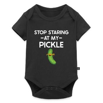 Cucumber Cucumber Food Lover Cucumber Lover - Baby Premium short-sleeve bodysuit - black - Front