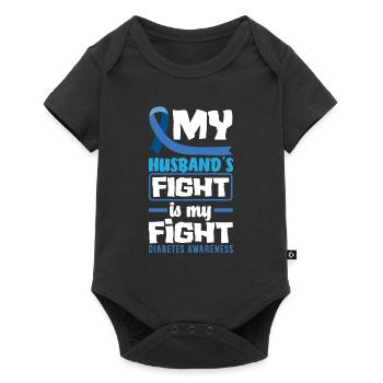 T1D Diabetes Type 1 Diabetic Gift - Baby Premium short-sleeve bodysuit - black - Front