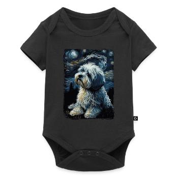 Havanese Starry Night - Baby Premium short-sleeve bodysuit - black - Front