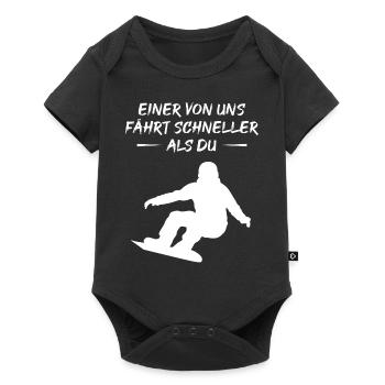 Fast Boarder - Cadeau - Body à manches courtes Premium Bébé - noir - Devant