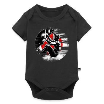 Japan Climber – Escalade de bloc en détresse - Body à manches courtes Premium Bébé - noir - Devant