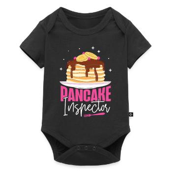 Pancake Lover Kids Pancake - Baby Premium short-sleeve bodysuit - black - Front