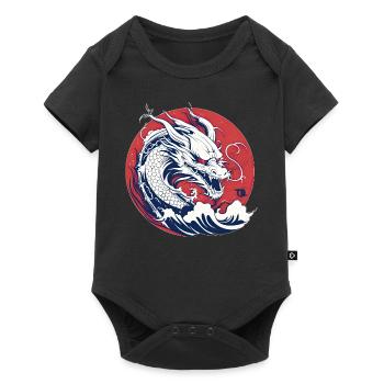 Year Of The Dragon Zodiac Chinese New Year - Baby Premium Kurzarmbody - Schwarz - Vorne