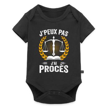 Lawyer - Justice - Law - Baby Premium short-sleeve bodysuit - black - Front