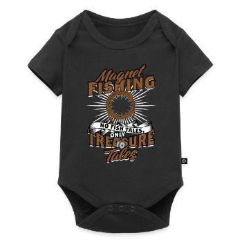 Magnet Fishing Metal Fishing Magnet Fishing - Baby Premium short-sleeve bodysuit - black - Front