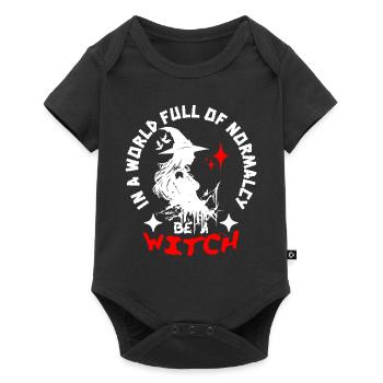 In A World Full Of Normalcy Be A Witch - Baby Premium short-sleeve bodysuit - black - Front