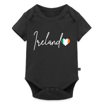 Irlande Dublin Royaume-Uni irlandais Souvenir cadeau - Body à manches courtes Premium Bébé - noir - Devant