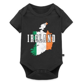 Irlande Dublin Royaume-Uni irlandais Souvenir cadeau - Body à manches courtes Premium Bébé - noir - Devant