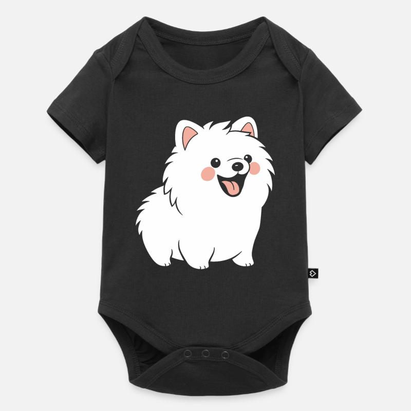 Spitz - Body à manches courtes Premium Bébé - noir