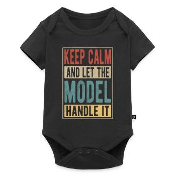 Modèle Retro Gift - Body à manches courtes Premium Bébé - noir - Devant