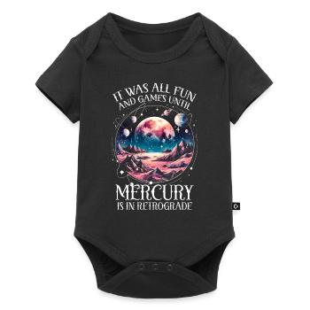 It Was All Fun & Games Mercury Is In Retrograde - Baby Premium short-sleeve bodysuit - black - Front