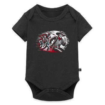 Cowboy Barn Bull Rider Rodeo Country Western - Baby Premium short-sleeve bodysuit - black - Front