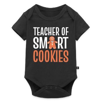 Teacher Of Smart Cookies Bäcker - Baby Premium Kurzarmbody - Schwarz - Vorne